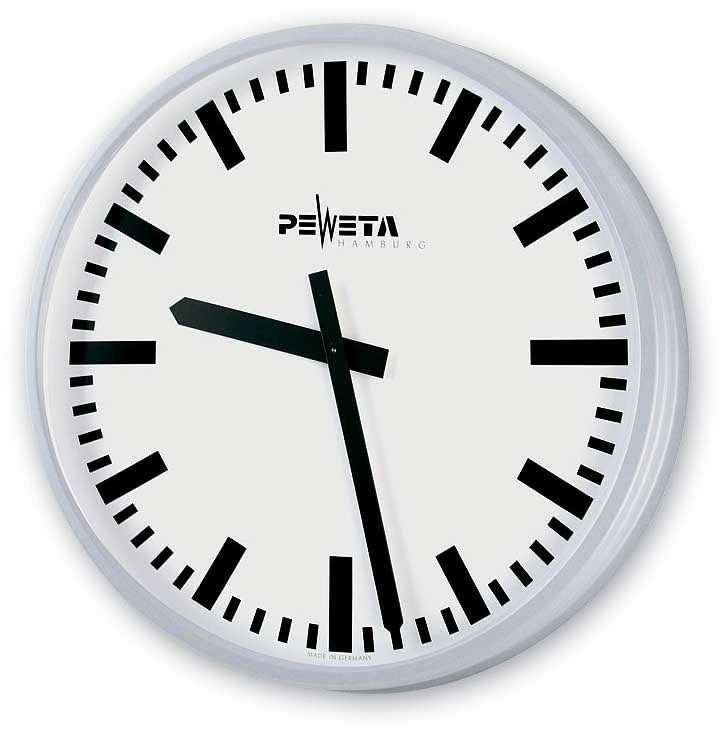 Orologio da parete Peweta 54,6 cm Ø Metallo • Radiocontrollato • Design robusto