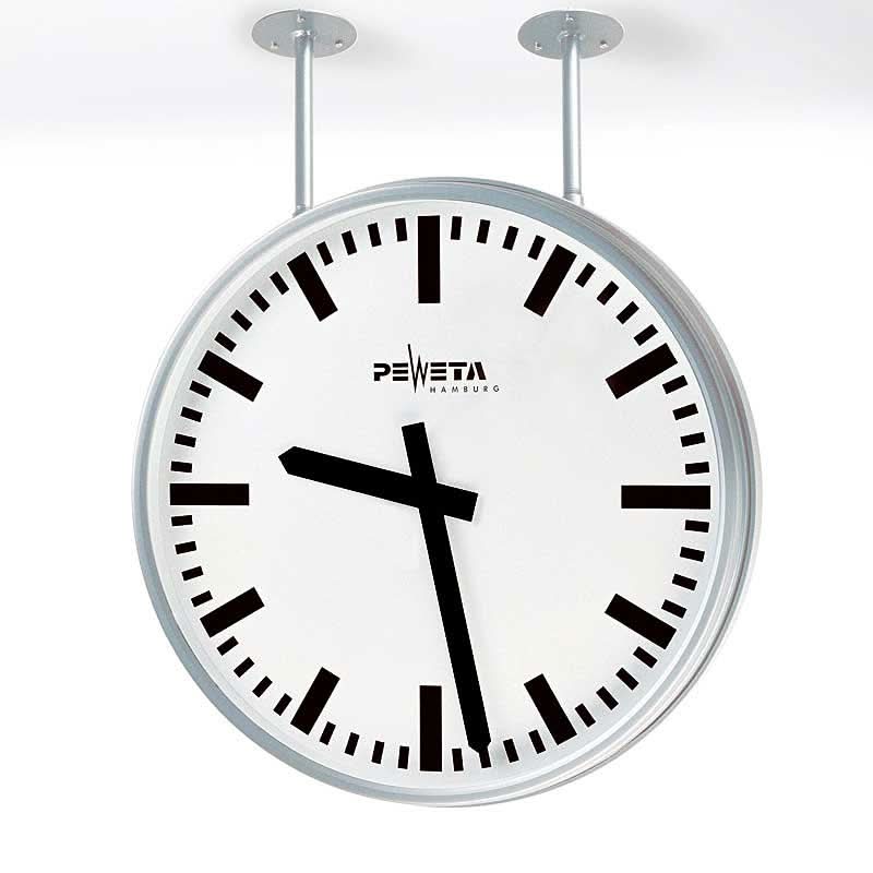 Orologio da parete Peweta 54,6 cm Ø Metallo • Radiocontrollato • Made in Germany