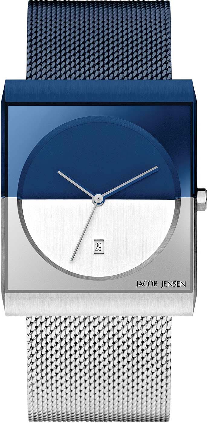 Orologio da uomo Jacob Jensen Classic 517 • Design danese • Vetro zaffiro