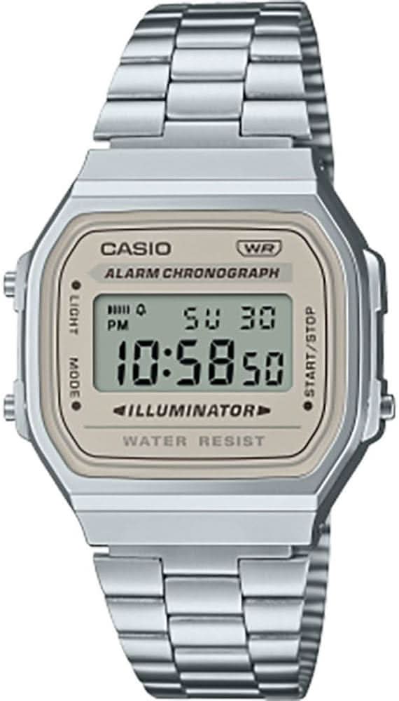 Casio Vintage A168WA-8AYES Orologio • Iconico Design Retrò • Illuminazione Illuminator