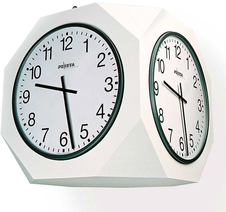 Orologio da parete Peweta 50x50x50 cm Metallo • Radiocomandato • Made in Germany
