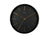 Karlsson Belle Numbers KA5898BK Wanduhr Schwarz • Geräuschloses Sweep-Uhrwerk • Eisen-Gehäuse