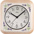 Orologio da parete Atlanta 21x21 cm ceramica • Movimento al quarzo preciso • Quadrante grande