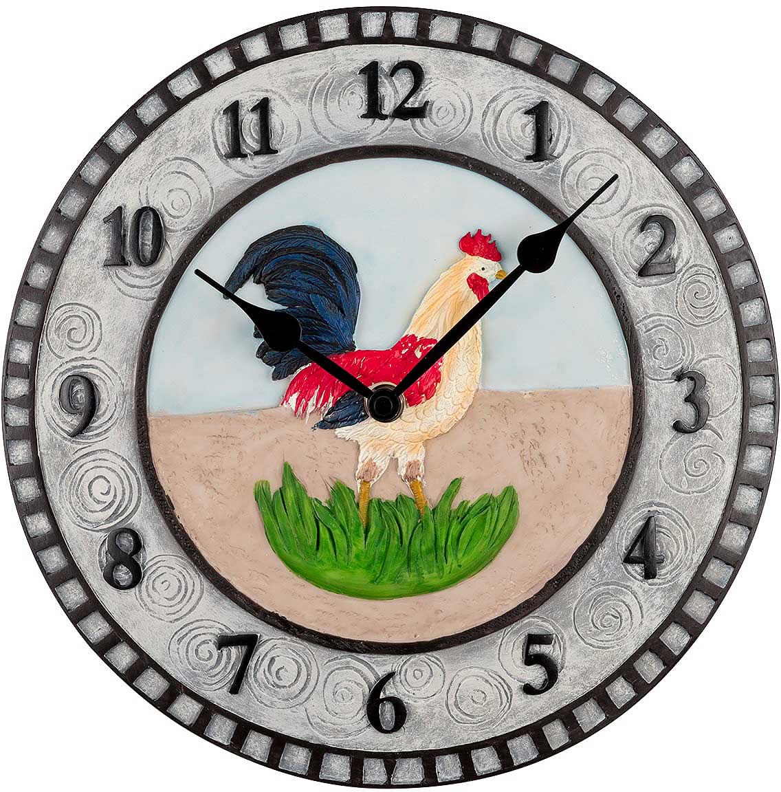 Orologio da parete Atlanta 29 cm Ø in poliresina • Design elegante • Preciso movimento al quarzo