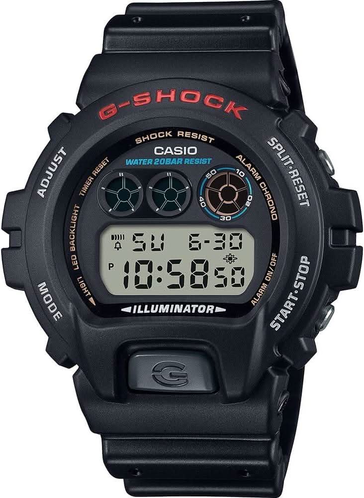 Orologio da uomo Casio G-Shock DW-6900U-1ER • Estrema resistenza agli urti • 20 Bar