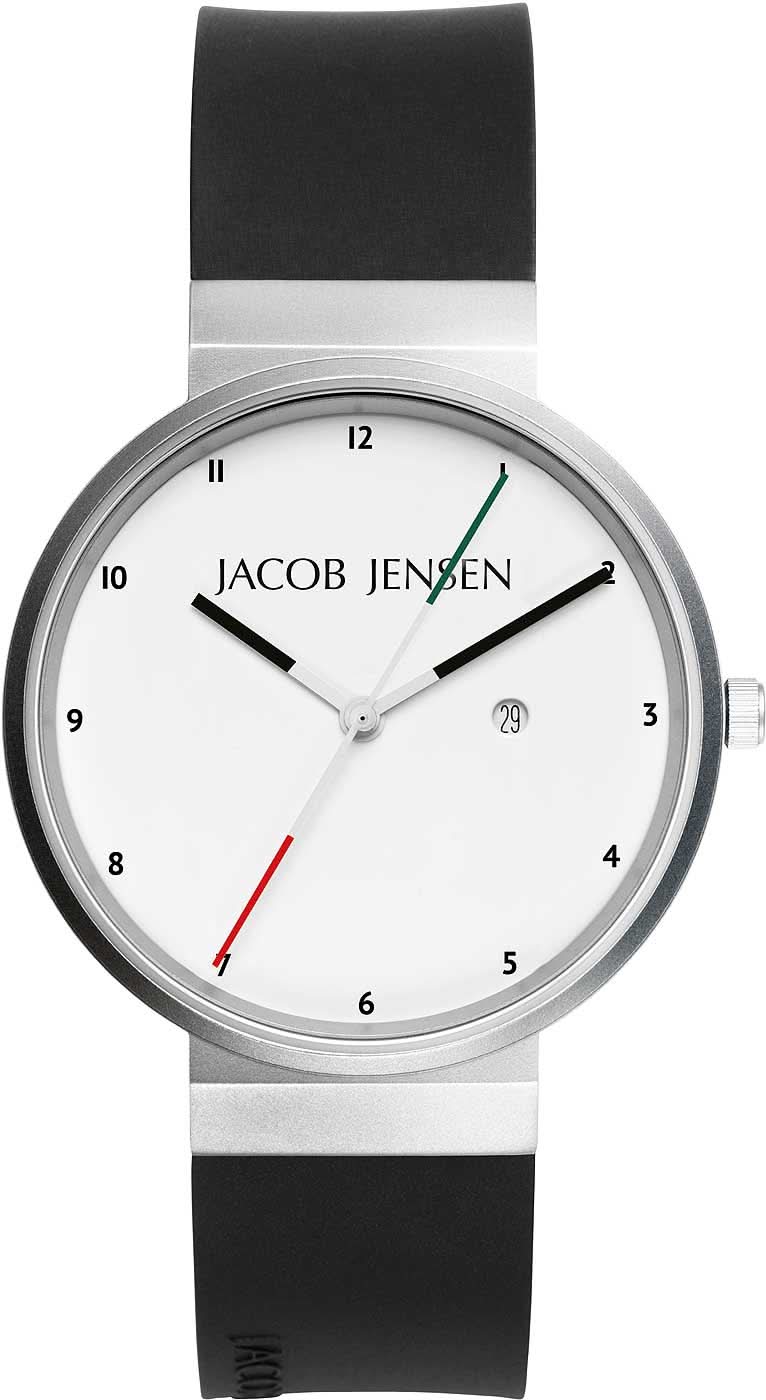 Jacob Jensen Linear 646 Orologio da Uomo • Design Iconico • Vetro Zaffiro