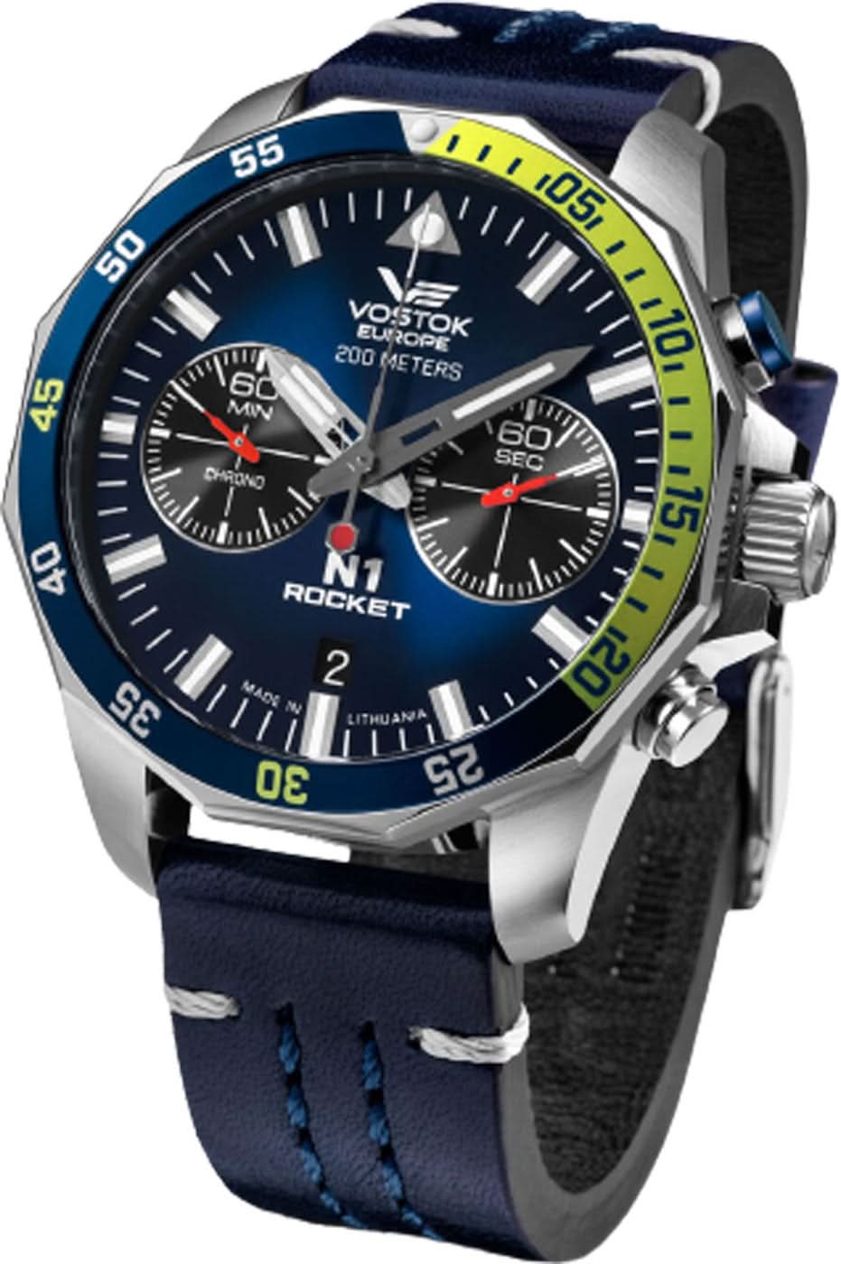 Orologio da uomo Vostok Europe Rocket N1 6S21-225A708 • 20 ATM • Vetro di sicurezza K1