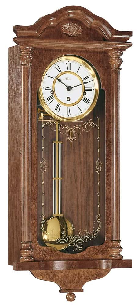 Orologio da parete Hermle 68x29x14,5 cm mogano • Suoneria Westminster • Movimento meccanico