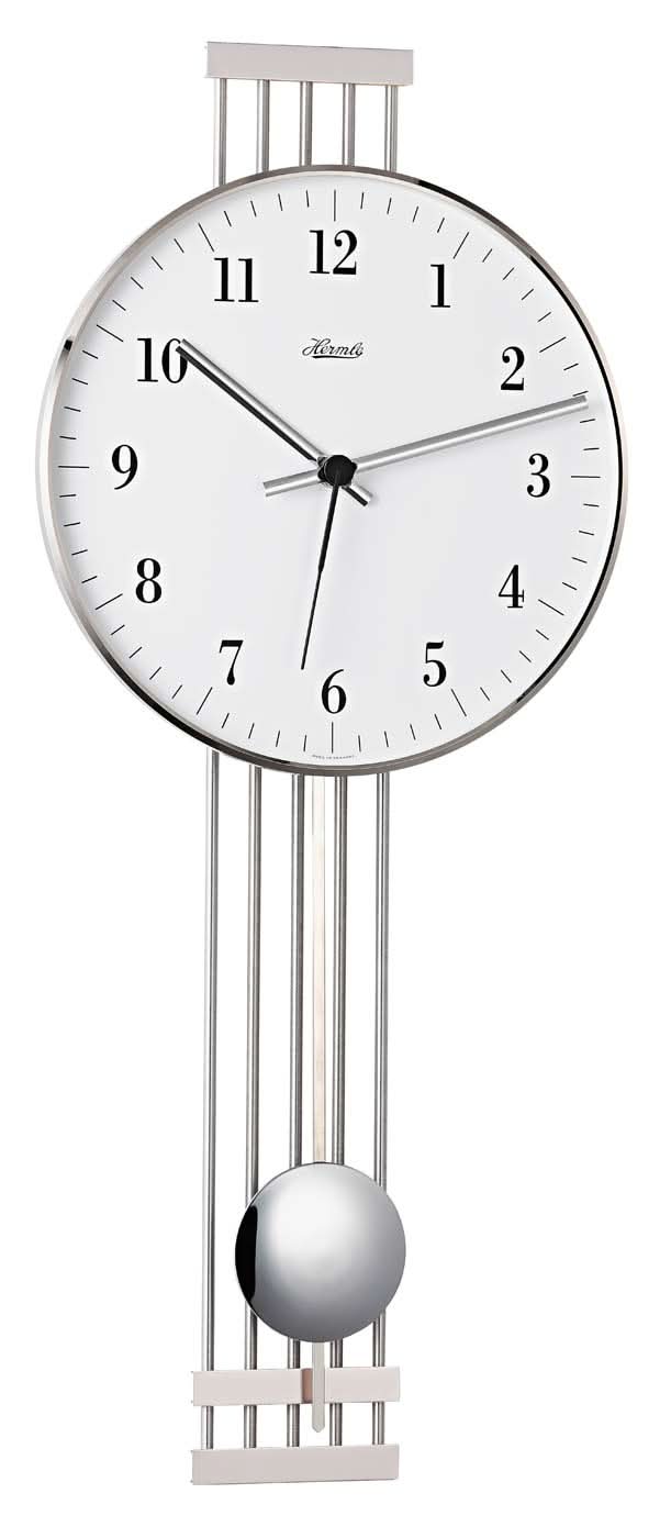 Orologio da parete Hermle 56x24x7 cm metallo • radiocontrollato • pendolo