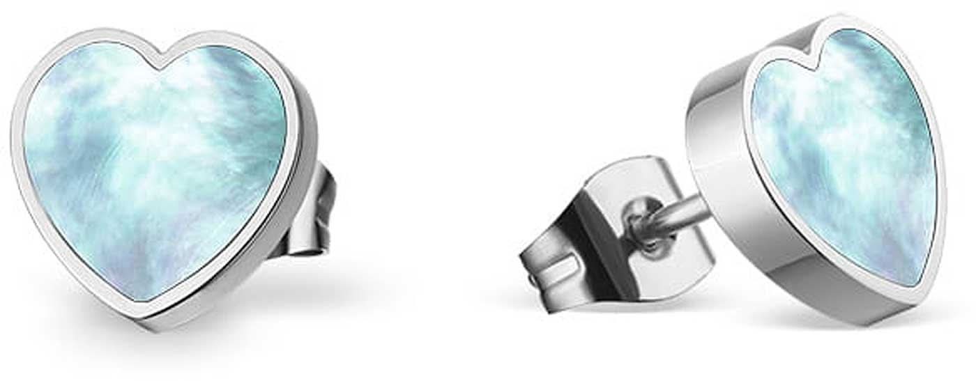 Orecchini in acciaio inossidabile a forma di cuore - Bering Jewelry Modello: 715-17-05