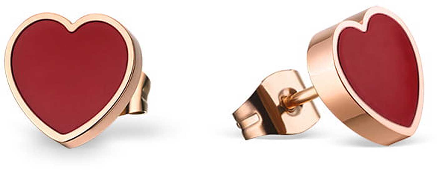 Orecchini in acciaio inossidabile a forma di cuore - Bering Jewelry Modello: 715-37-05