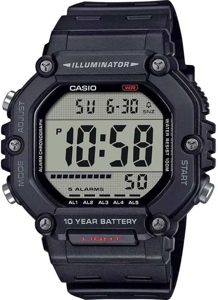 Casio Collection AE-1600H-1AVEF Orologio da uomo • Batteria 10 anni • Ora mondiale