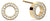 Orecchini a lobo rotondi con pietre incastonate - Bering Jewelry Modello: 721-27-05