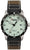 Orologio da uomo Zeppelin, automatico, cassa nera, quadrante beige, cinturino in pelle.