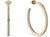Orecchini a cerchio in acciaio inossidabile con pietre - Bering Jewelry Modello: 731-27-05
