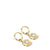 Orecchini, oro lucido con motivo di fiori artici - BERING Modello: 765-259-05