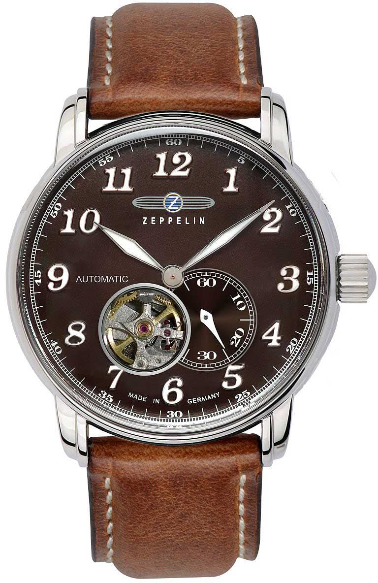 Zeppelin LZ127 7666-4 Orologio da uomo • Open Heart • Automatico