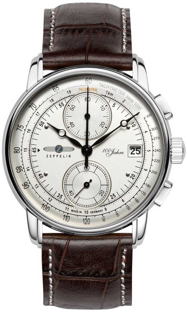Zeppelin 100 Anni Zeppelin 8670-1 Orologio da Uomo • Made in Germany • Cronografo