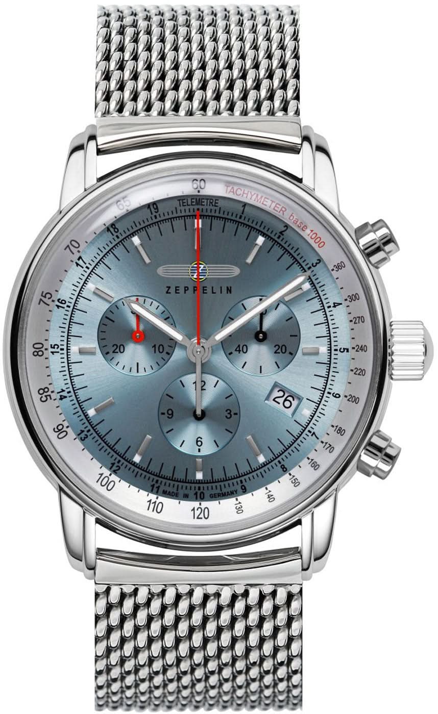 Zeppelin LZ 14 Marine 8886M-3 Orologio da uomo • Made in Germany • Maglia milanese