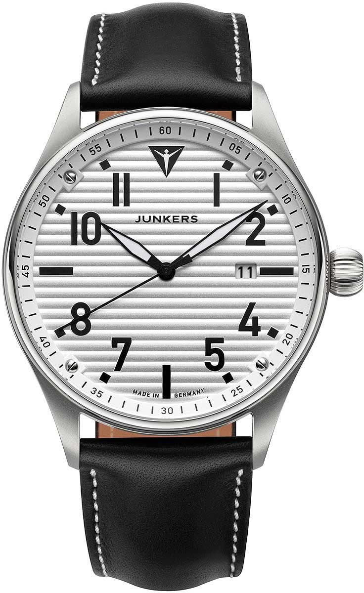 Junkers 9.02.03.03 Orologio da uomo • Lamiera ondulata • Vetro zaffiro