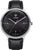 Orologio da uomo Junkers con quadrante nero e cinturino in pelle nera