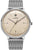 Orologio da uomo Junkers con bracciale in metallo argentato e quadrante beige, tre lancette