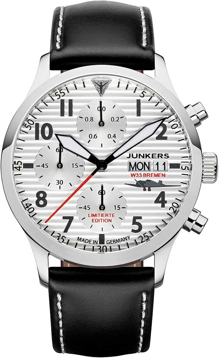 Orologio da uomo Junkers W33 Edizione Speciale Limitata 9.14.02.03 • Design Aviatico • Made in Germany