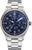 Junkers Herrenuhr mit Metallarmband, blauem Zifferblatt und Analoganzeige