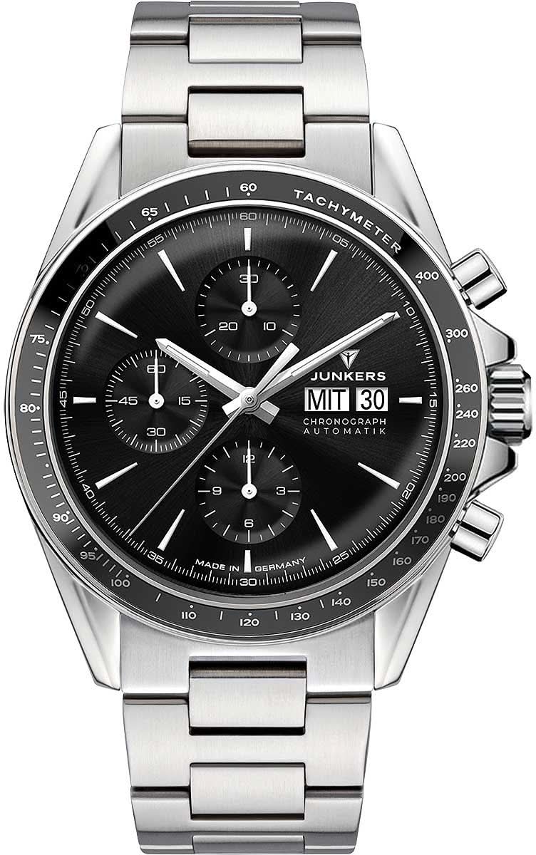 Orologio da uomo Junkers JUMO 9.21.01.01.M • Made in Germany • Look lamiera ondulata