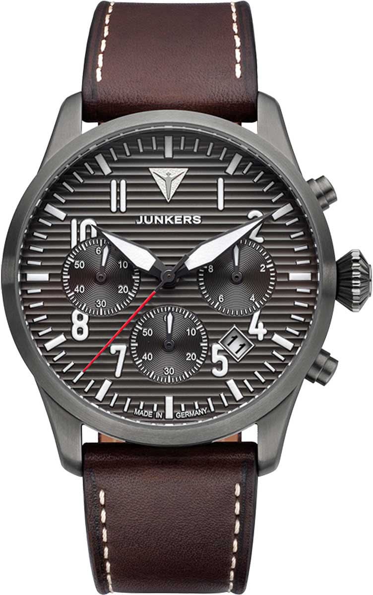 Junkers Flieger Cronografo 9.57.01.15 da Uomo • Made in Germany • Design da Pilota