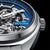 Orologio da uomo Bulova Surveyor 96A292 • Movimento automatico scheletrato • Quadrante blu