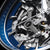 Orologio da uomo Bulova Surveyor 96A292 • Movimento automatico scheletrato • Quadrante blu