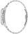 Orologio da uomo Bulova con bracciale in acciaio inossidabile argentato, vista laterale con cassa curva
