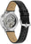 Orologio automatico da uomo Bulova con movimento a vista e cinturino in pelle nera