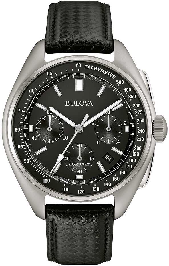 Orologio da uomo Bulova Lunar Pilot 96B251 • Movimento al quarzo 262 kHz • Storia dell'allunaggio
