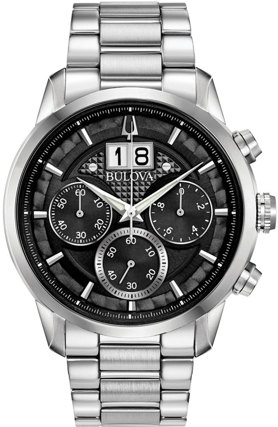Orologio da uomo Bulova Sutton 96B319 • Quarzo ad alte prestazioni • Data grande
