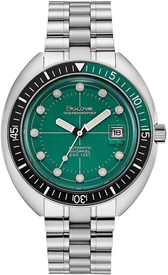 Bulova Oceanographer 96B322 Orologio da uomo • ISO 200m • Automatico