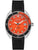 Zegarek Bulova Devil Diver z pomarańczową tarczą i czarnym kauczukowym paskiem