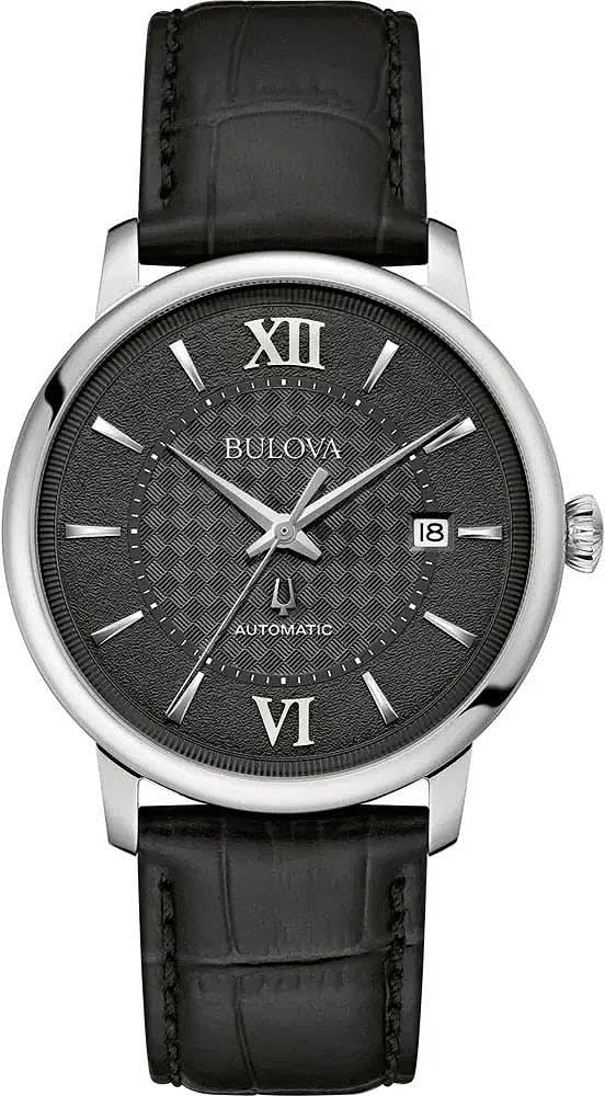 Orologio da uomo Bulova Classic Hudson 96B441 • Movimento automatico • Vetro zaffiro