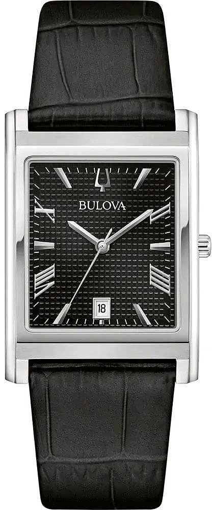 Orologio da uomo Bulova Sutton 96B445 • Design classico Tank • Vetro zaffiro