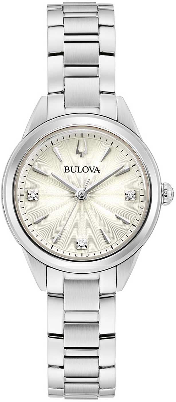Bulova Sutton 96P219 da donna • Diamanti autentici • Vetro zaffiro