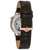Bulova Aerojet Herrenuhr: sichtbare Mechanik, Roségoldgehäuse, dunkelbraunes Lederband