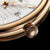 Orologio da uomo automatico: lunetta color oro rosa con corona zigrinata
