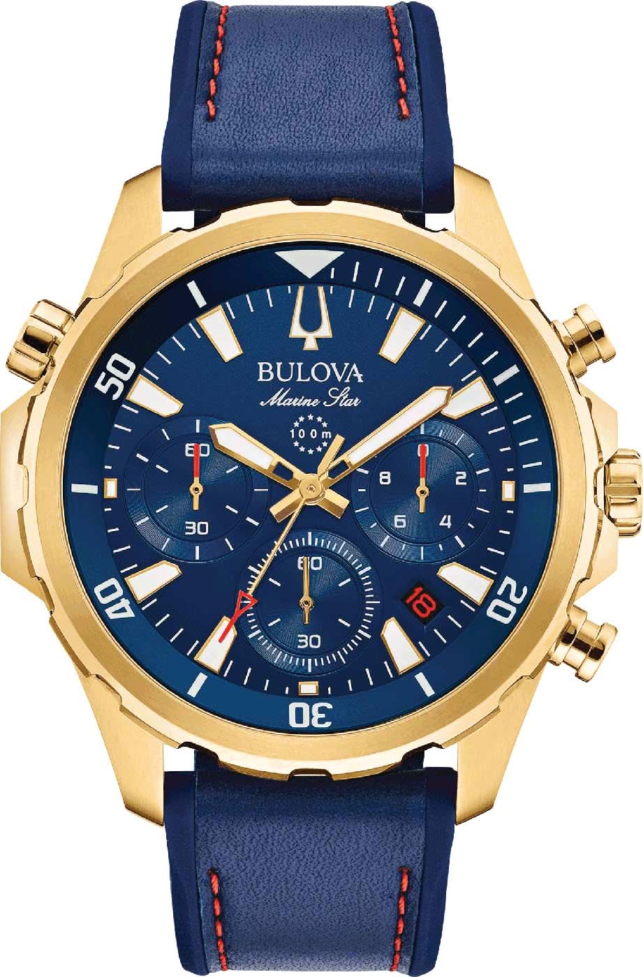 Orologio da uomo Bulova Marine Star 97B168 • Cronografo • 100m WR