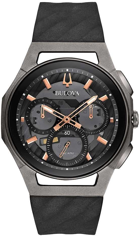 Orologio da uomo Bulova CURV 98A162 • Movimento curvo • 262 kHz