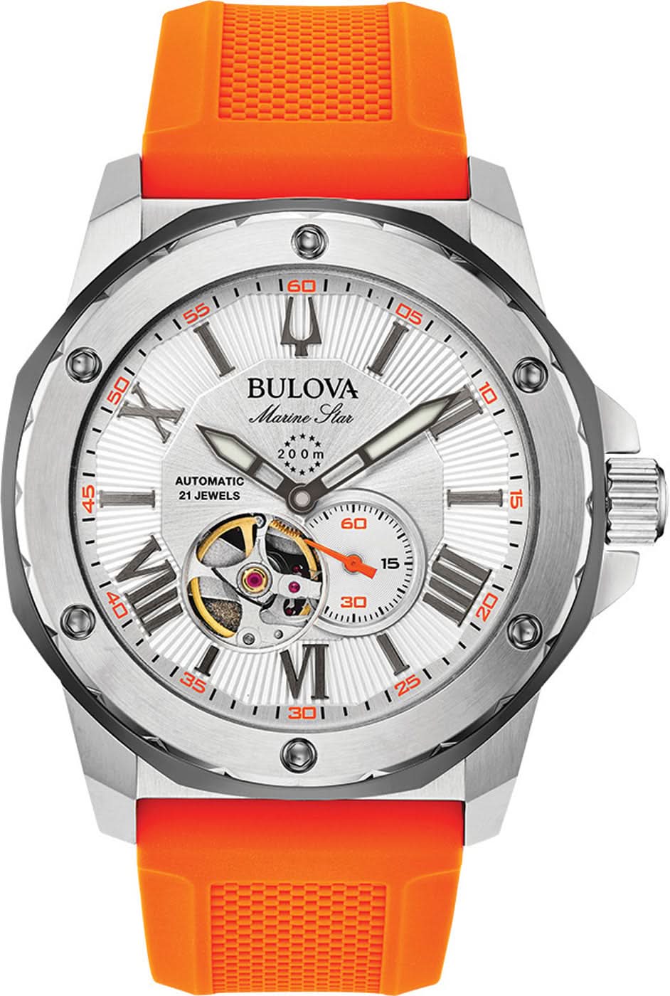 Orologio da uomo Bulova Marine Star 98A226 • Movimento automatico • Impermeabile 200m