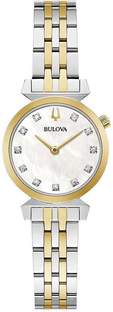Bulova Classic Regatta 98P202 • 11 Diamanti • Madreperla