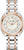 Orologio da donna Bulova: quadrante in madreperla, lunetta color oro rosa, 3 indici con diamanti