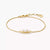 Bracciale da donna, placcato oro 18k, zircone bianco - THOMAS SABO Modello: A2221-414-14-VG