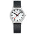 Mondaine Classic A660.30314.16SBBV Damen Armbanduhr Schwarz • Veganes Traubenleder • Schweizer Quarzwerk